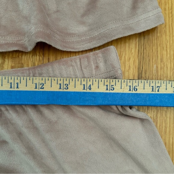 JUICY COUTURE Sleepwear Two Velour PJ Set Top Shorts Rhinestone L (o) - Picture 12 of 14